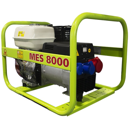 Agregat prądotwórczy trójfazowy Pramac MES8000 – 6,6 kW – 400V/230V – Honda GX390 – Otwarty